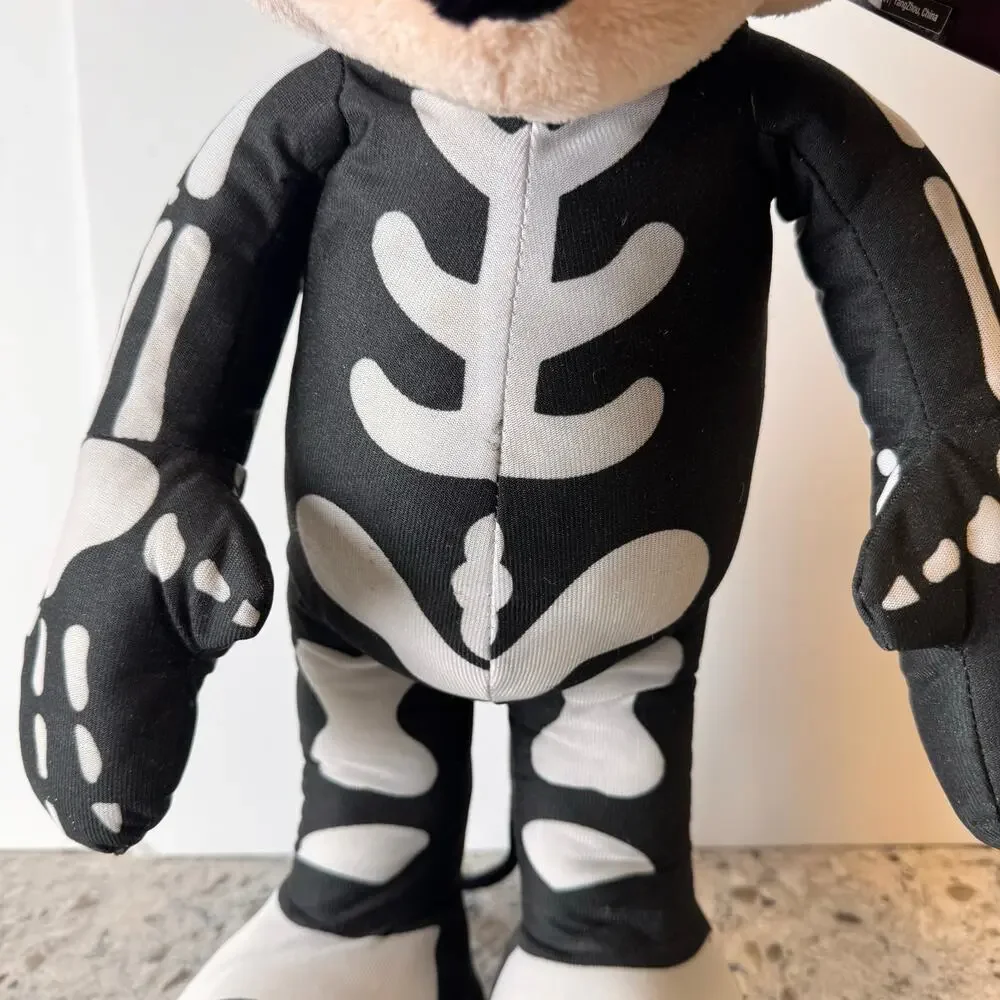 Set of 2 Disney Mickey Skeleton Minnie Bee Halloween Greeter Set Lot 22